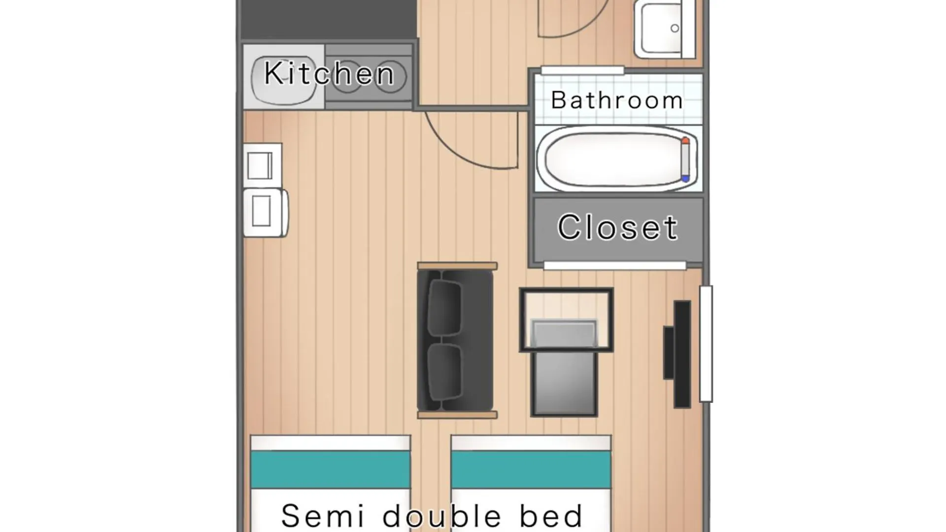 Ferienwohnung アリタクローバーハイツ103 Ōsaka Japan